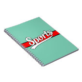 Text-Design: SPORTweiß + Ihr eigener Text & Ideen Notizblock (Rechte Seite)