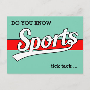Text-Design: SPORTweiß + Ihr eigener Text & Ideen Postkarte
