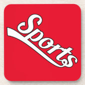 Text-Design: SPORTweiß + Ihr eigener Text & Ideen Untersetzer (Vorderseite)