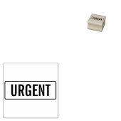 Text DRINGEND Gummistempel (Stempel)
