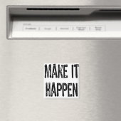 Text - Erzielen Sie es - Schwarz Magnet (In Situ (Geschirrspüler))