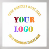 Text-Foil-Prints für benutzerdefinierte Firmenlogo Foliendrucke (Vorderseite)