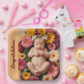 Text Foto kundenspezifische Glückwünsche Papier Pl Pappteller (Party)