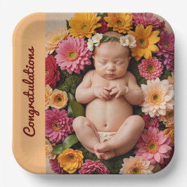 Text Foto kundenspezifische Glückwünsche Papier Pl Pappteller