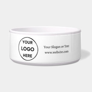 Text für benutzerdefinierte Logos Moderne Unterneh Napf