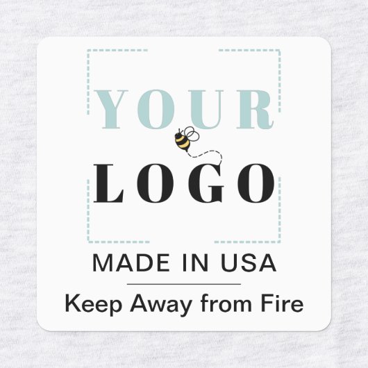 Text für benutzerdefinierte Logos und Kleidungsstü Etiketten (Design 1)