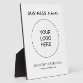 Text für benutzerdefiniertes Firmenlogo Moderne ve Fotoplatte (Seite)