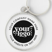 Text für benutzerdefiniertes Firmenlogo Schlüsselanhänger (Vorne)