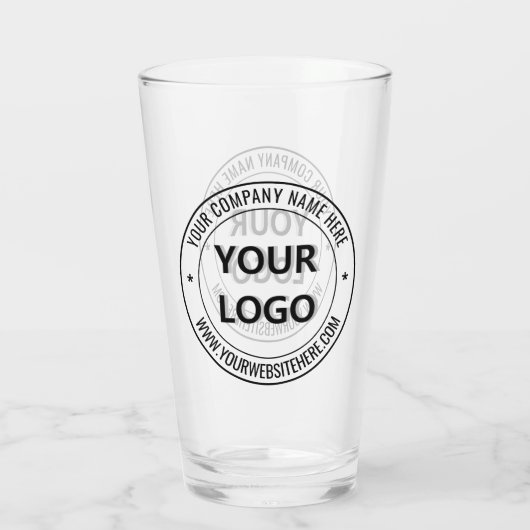 Text für das Firmenlogo Glas (Rückseite)