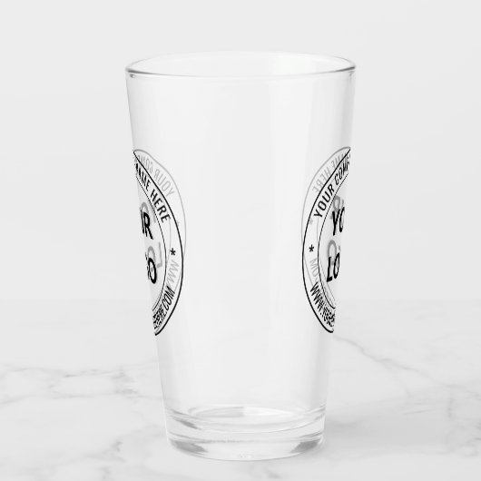 Text für das Firmenlogo Glas (Links)