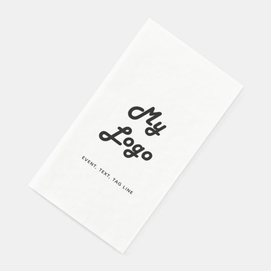 Text für das Firmenlogo Serviette (Ecke)