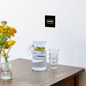 Text für das Logo eines benutzerdefinierten Untern Foliendrucke (Ablage(Küche))