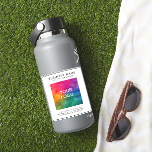 Text für das Logo für benutzerdefinierte Vorlagen Aufkleber