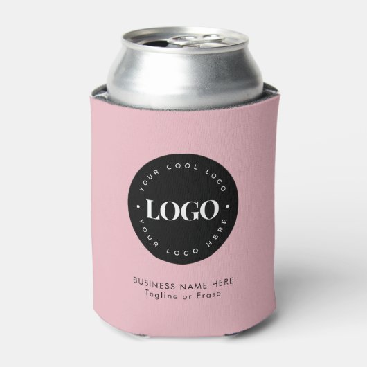 Text für das Logo von Dusty Pink Custom Business C Dosenkühler (Kanne Vorderseite)