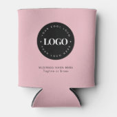 Text für das Logo von Dusty Pink Custom Business C Dosenkühler (Vorderseite)