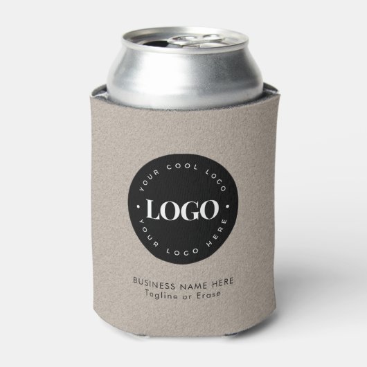 Text für das Logo von Kraft Earthy Custom Business Dosenkühler (Kanne Vorderseite)