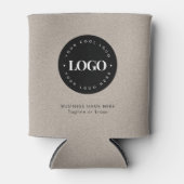 Text für das Logo von Kraft Earthy Custom Business Dosenkühler (Vorderseite)