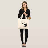 Text für den Carry Bag 2 der benutzerdefinierten K Jumbo Stoffbeutel (Vorderseite (Model))