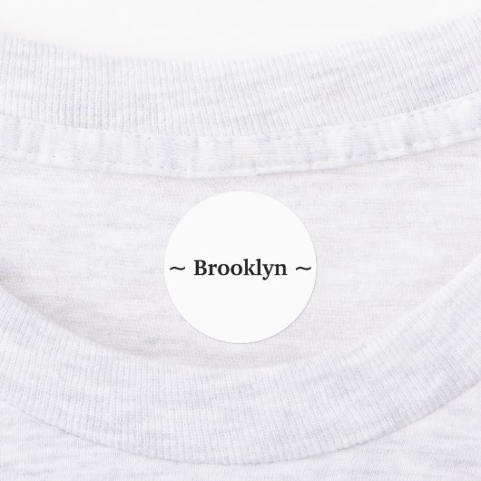 Text für den Namen ändern weiß Etiketten (Befestigt)