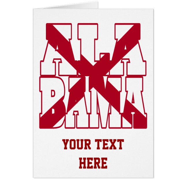 Text für die Alabama-Staatsflagge (Vorne)