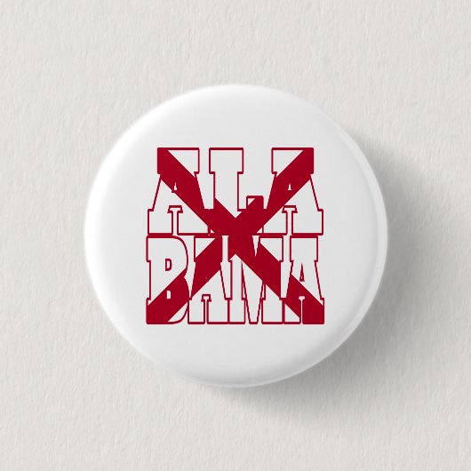 Text für die Alabama-Staatsflagge Button (Vorderseite)
