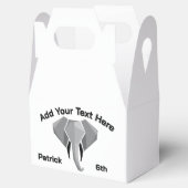 Text für Elephant Head Age Name Geschenkschachtel (Geöffnet)
