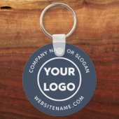 Text für Firmenlogo "Custom Company"-Logo "Corpora Schlüsselanhänger (Vorderseite)