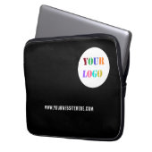 Text für Firmenlogo - Notebook-Siegel Laptopschutzhülle (Vorderseite Links)