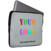 Text für Firmenlogo - Notebook-Siegel Laptopschutzhülle (Vorne Rechts)