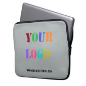 Text für Firmenlogo - Notebook-Siegel Laptopschutzhülle (Vorderseite Links)