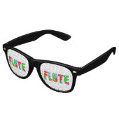Text für Flutpatchwork Partybrille (Schrägansicht)