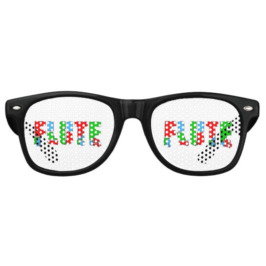 Text für Flutpatchwork Partybrille (Vorderseite)