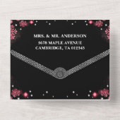 Text für Groom & Bride-Fotos - individuell auf Hoc All In One Einladung (Rückseite)