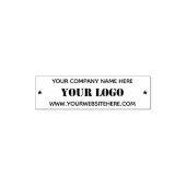 Text für Ihr Firmenlogo Business Selbstfarbige Bri Permastempel (Design)
