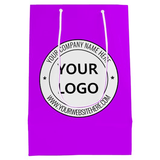 Text für Ihr Unternehmen - Geschenktasche für Ihr Mittlere Geschenktüte (Rückseite)