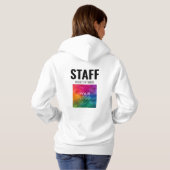 Text für Logos hier Angestellter des White Hoood Hoodie (Schwarz voll)