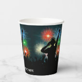 Text für Musik DJ Pappbecher (Rückseite)