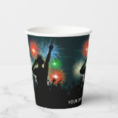 Text für Musik DJ Pappbecher (Vorderseite)