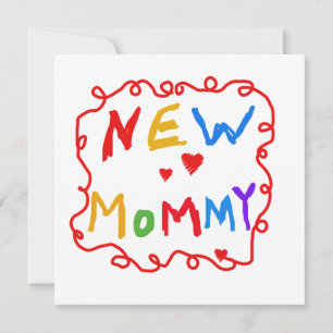 Text für Primärfarben Neue Mommy-Geschenke