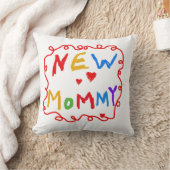 Text für Primärfarben Neue Mommy-Geschenke Kissen (Decke)