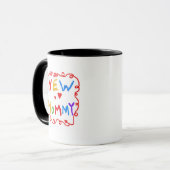 Text für Primärfarben Neue Mommy-Tshirts Tasse (Vorderseite Links)