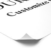 Text für QR-Scan-Code für kundenspezifische Marken Fotodruck (Ecke)