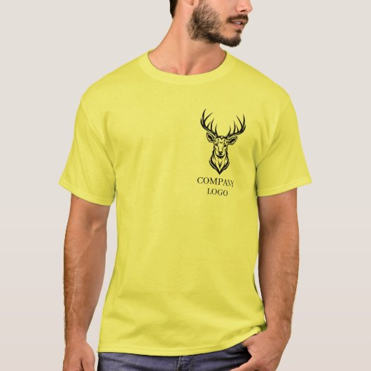 Text für QR-Scan-Code für kundenspezifische Marken T-Shirt (Vorderseite)