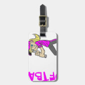 TEXT FÜR SOFTBALLMÄDCHEN GEPÄCKANHÄNGER (Vorderseite vertikal)