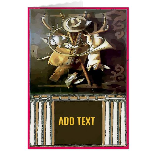 Text für Vintage Jagdgestänge (Vorne)