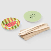Text für Wassermelonen-Slice-Karo Fächer (Non-assembled)