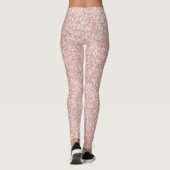 TEXT FÜR Weichgrapefruits Pink Light Glitzer CUSTO Leggings (Rückseite)