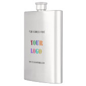 Text-Geschenkidee für Ihr Unternehmen anpassen Flachmann (Links)