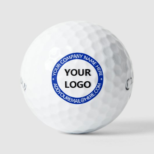 Text-Golf-Balls für benutzerdefinierte Firmenlogos Golfball (Vorderseite)
