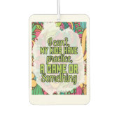 Text Graphic Air Freshener für einen stilvollen Bo Autolufterfrischer (Vorderseite)